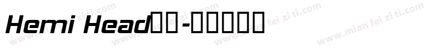 Hemi Head字体字体转换